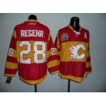 nhl jerseys calgary flames #28 regehr red[winter classic]