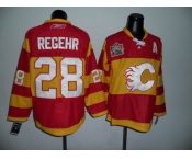 nhl jerseys calgary flames #28 regehr red[winter classic]