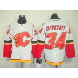 nhl jerseys calgary flames #34 kiprusoff white