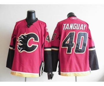 nhl jerseys calgary flames #40 tanguay red