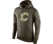 nhl jerseys calgary flames nike green salute to service[pullover hooded sweatshirt]