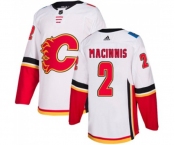 Women Calgary Flames #2 Al MacInnis Authentic White Away Hockey Jersey