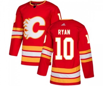 Youth Calgary Flames #10 Derek Ryan Authentic Red Alternate Hockey Jersey