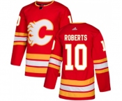 Youth Calgary Flames #10 Gary Roberts Authentic Red Alternate Hockey Jersey