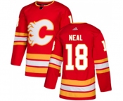 Youth Calgary Flames #18 James Neal Authentic Red Alternate Hockey Jersey