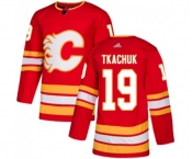 Youth Calgary Flames #19 Matthew Tkachuk Authentic Red Alternate Hockey Jersey