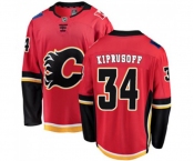 Youth Calgary Flames #34 Miikka Kiprusoff Fanatics Branded Red Home Breakaway Hockey Jersey