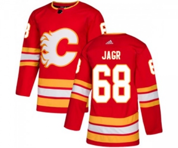 Youth Calgary Flames #68 Jaromir Jagr Authentic Red Alternate Hockey Jersey