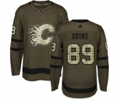 Youth Calgary Flames #89 Alan Quine Authentic Green Salute to Service Hockey Jersey