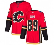 Youth Calgary Flames #89 Alan Quine Authentic Red Home Hockey Jersey