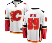 Youth Calgary Flames #89 Alan Quine Authentic White Away Fanatics Branded Breakaway Hockey Jersey