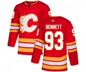 Youth Calgary Flames #93 Sam Bennett Authentic Red Alternate Hockey Jersey