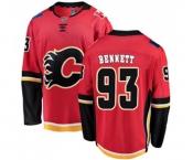 Youth Calgary Flames #93 Sam Bennett Fanatics Branded Red Home Breakaway Hockey Jersey