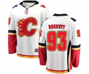 Youth Calgary Flames #93 Sam Bennett Fanatics Branded White Away Breakaway Hockey Jersey