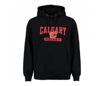 Calgary Flames Black Rinkside City Pride Pullover Hoodie