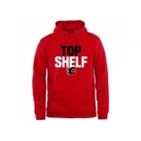 Calgary Flames Scarlet Top Shelf Pullover Hoodie