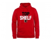 Calgary Flames Scarlet Top Shelf Pullover Hoodie