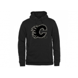 Men's Calgary Flames Black Rink Warrior Pullover Hoodie