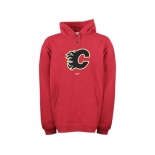 Reebok Calgary Flames Primary Logo Hooded Sweatshirt