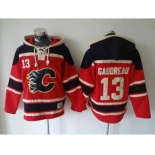 nhl jerseys calgary flames #13 gaudreau red[pullover hooded sweatshirt][gaudreau]