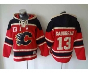 nhl jerseys calgary flames #13 gaudreau red[pullover hooded sweatshirt][gaudreau]