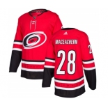 Men's Carolina Hurricanes #28 Mackenzie MacEachern Red Stitched Jersey