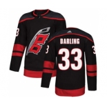 Men's Carolina Hurricanes #33 Scott Darling Black Alternate Stitched Hockey Jersey