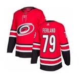 Men's Carolina Hurricanes #79 Michael Ferland Red Home Stitched Hockey Jersey