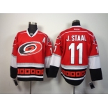 nhl jerseys carolina hurricanes #11 jordan staal red