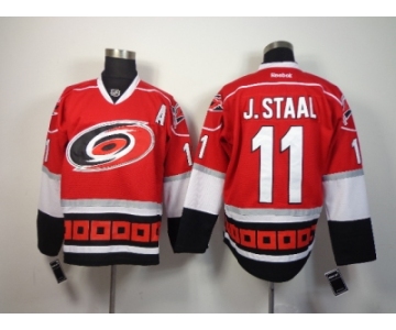 nhl jerseys carolina hurricanes #11 jordan staal red