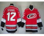 nhl jerseys carolina hurricanes 12# staal red