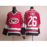 nhl jerseys carolina hurricanes #26 cole red