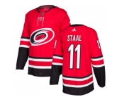 Youth Adidas Carolina Hurricanes #11 Jordan Staal Red Home Authentic Stitched NHL Jersey