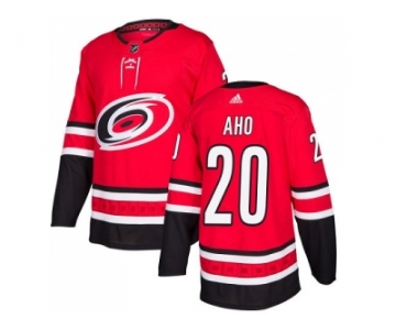 Youth Adidas Carolina Hurricanes #20 Sebastian Aho Red Home Authentic Stitched NHL Jersey