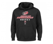 Carolina Hurricanes Majestic Black Critical Victory Pullover Hoodie Sweatshirt