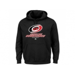 Carolina Hurricanes Majestic Black Critical Victory VIII Fleece Hoodie