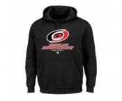 Carolina Hurricanes Majestic Black Critical Victory VIII Fleece Hoodie