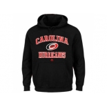 Carolina Hurricanes Majestic Black Heart & Soul Hoodie