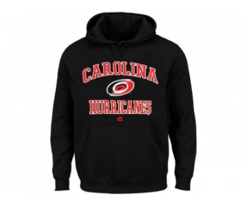 Carolina Hurricanes Majestic Black Heart & Soul Hoodie