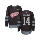 Detroit Red Wings #14 Brendan Shanahan Black 1917-2017 100th Anniversary Stitched NHL Jersey