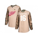 Men Adidas Detroit Red Wings #16 Vladimir Konstantinov Camo Authentic 2017 Veterans Day Stitched NHL Jersey