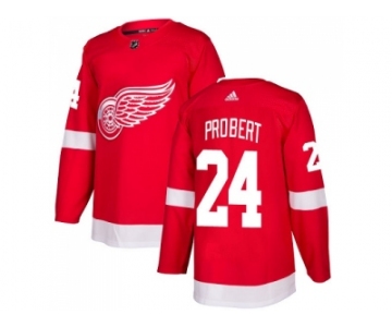 Men Adidas Detroit Red Wings #24 Bob Probert Red Home Authentic Stitched NHL Jersey