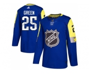 Men Adidas Detroit Red Wings #25 Mike Green Royal 2018 All-Star Atlantic Division Authentic Stitched NHL Jersey