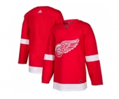 Men Adidas Detroit Red Wings Blank Red Home Authentic Stitched NHL Jersey