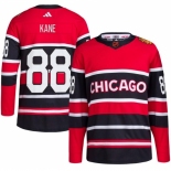 Men Detroit Red Wings #88 Patrick Kane Black Reverse Retro Stitched Jersey