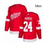 Mens Adidas Detroit Red Wings 24 Bob Probert Premier Red Home NHL Jersey