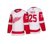 Men's Detroit Red Wings #25 Mike Green White 2017-2018 adidas Hockey Stitched NHL Jersey