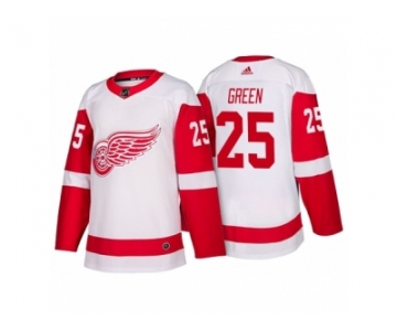 Men's Detroit Red Wings #25 Mike Green White 2017-2018 adidas Hockey Stitched NHL Jersey