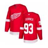 Men's Detroit Red Wings #93 Alex DeBrincat Red Stitched Jersey