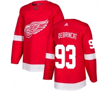 Men's Detroit Red Wings #93 Alex DeBrincat Red Stitched Jersey